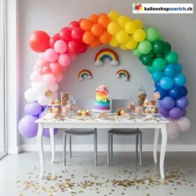 Ballon Girlande Rainbow Bunt