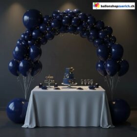 Ballongirlande Marineblau 120 Stück Set Ballon Bogen Party