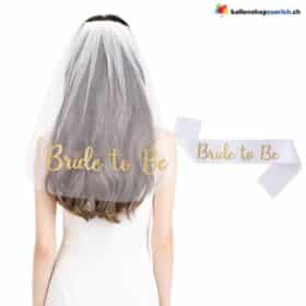 Bride to be Schleier Braut zu sein