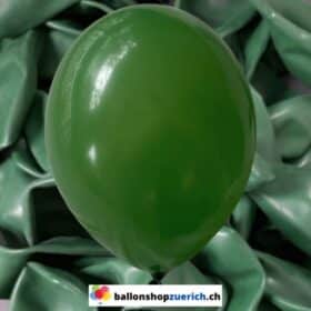 Dunkelgrün Luftballons Heliumballons 1A Qualität Natur Kautschuk Gummi Ballons 100% abbaubar Latex
