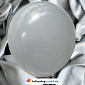 Globos de helio suaves color pastel macarrón gris, látex 100 % caucho natural