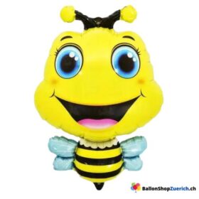 Grosse Biene Smile Folienballon Insekt Biene Luftballon Maya