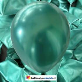 Palloncini lucidi metallizzati cromati verdi Palloncini ad elio Lattice 100% gomma naturale
