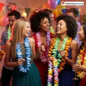 Гавайский цветочный венок