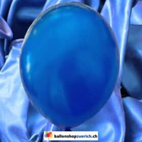 Königsblau Metallic Perl 1A Qualität Luftballons Heliumballons Natur Kautschuk Gummi Ballons 100% abbaubar Pearl Latex