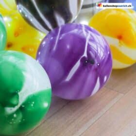 Luftballons 5 Stück Set Marmor Ballons Latex Bunt Geburtstag Dekor Hochzeitsdekorationen