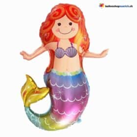 Фольгированный воздушный шар «Русалка», воздушный шар в тематике «Девочка с морскими плавниками»