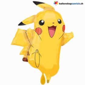 Воздушный шар в виде Пикачу из Покемонов для вечеринки, дня рождения, подарка