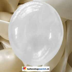 Прозрачные перламутровые воздушные шары с металлическим блеском, качество 1A, для наполнения гелием, из натурального каучука, 100% биоразлагаемый перламутровый латекс