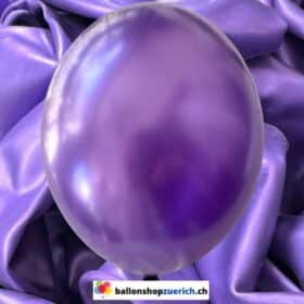 Globos de helio de calidad 1A color violeta metalizado perlado, globos de caucho natural, látex perlado 100 % biodegradable