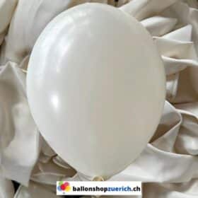 Weiss Luftballons Heliumballons 1A Qualität Natur Kautschuk Gummi Ballons 100% abbaubar Latex