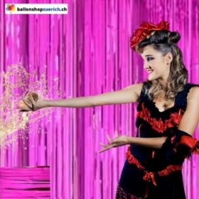 1x2m Rosa Pink Lametta Party Dekoration Geburtstag Dekoration Geburtstag Foto Zone Vorhang