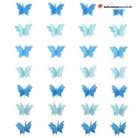 2,8 Meter bunte 3D Schmetterlinge Papier Girlande