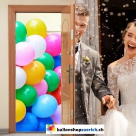 Baloni za vjenčanje za mladenke i mladoženju, punilo za sobu, 250 komada, raznih boja, "guma", prirodni lateks