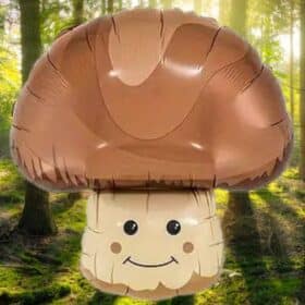 Champignon Brown Mushroom Pilz Folie Heliumballon Dekoration Luftballon