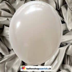 Grau-Braun Soft Luftballons Heliumballons 1A Qualität Natur Kautschuk Gummi Ballons 100% abbaubar Latex