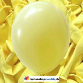 Hellgelb Softgelb Luftballons Heliumballons 1A Qualität Natur Kautschuk Gummi Ballons 100% abbaubar Latex