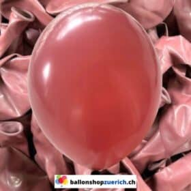 Herbstrot Luftballons Heliumballons 1A Qualität Natur Kautschuk Gummi Ballons 100% abbaubar Latex