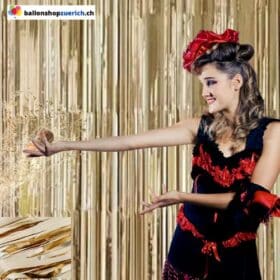 Lametta Champagner Party Hintergrund Dekoration Geburtstag Foto Zone Vorhang 1x2,5m