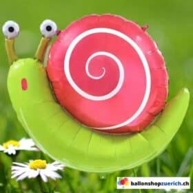 Luftballon Schnecke Folie Ballon