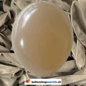 Mandel Luftballons Heliumballons 1A Qualität Natur Kautschuk Gummi Ballons 100% abbaubar Latex