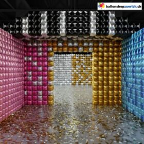 Quadratische Hintergrund & Decken Ballons