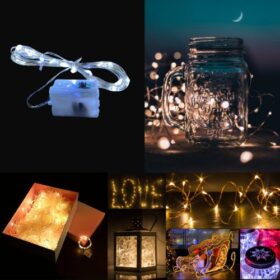 Led Lichterkette 2m Kaltweiss Batteriebetrieben