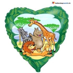 Luftballon Happy Birthday Folien Ballon Zoo