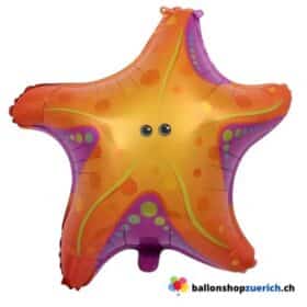 Фольгированный воздушный шар в виде морской звезды, гелиевый воздушный шар, украшение для дня рождения, детская вечеринка в морской тематике