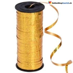 Rolle Ballonschnur Gold Glow
