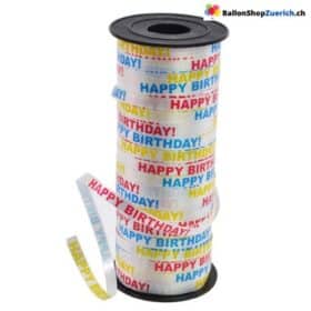 Rolle Ballonschnur Happy Birthday