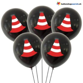 Baustelle 5 Stück Baustellenpfosten Luftballon Heliumballon