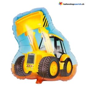 Baustelle Pneuxtrax Traktor Luftballon Heliumballon