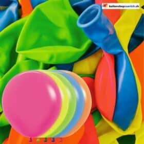 Grosse Neon farbige Luftballons Set 20 Stück Kinder Party Geburtstag Dekoration