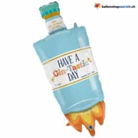 Grosse Rakete Flasche HAVE A Gin-Tastic DAY Flasche Heliumballon -  Geburtstags Party Fest Folie Luftballon