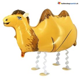 Kamel Luftballon Airwalker Folien Ballon Einhorn Walking Brau