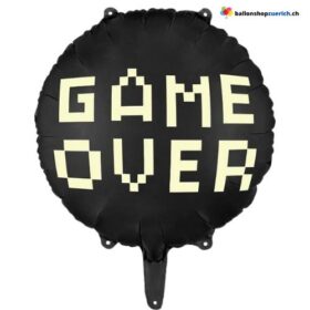 Luftballon GAME OVER Folienballon Dekoration Game Level up