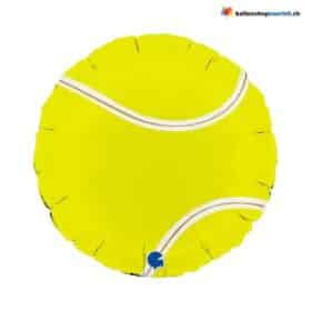 Воздушный шар в виде теннисного мяча, фольгированный воздушный шар, теннисный спортивный шар, украшения для дня рождения, гелиевый воздушный шар