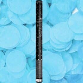 Огромная конфетти-пушка, готовая взорваться! — для вечеринки по случаю определения пола ребенка (мальчик или девочка) с розовым или голубым конфетти