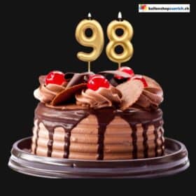 Goldene Elegante Zahlen Kerzen / Kuchenkerzen / Tortenkerzen 0-9