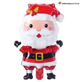 Kleiner Santa Niklaus Klaus Weihnachtsmann Weihnachten 06.Dezember Tisch Dekoration Folien Luftballon