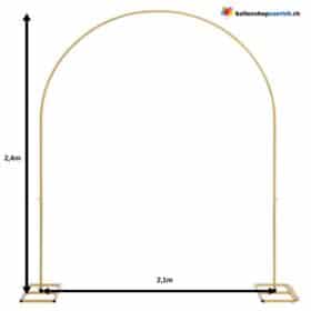 Metallbogen auf Ständer für Hochzeit Ballonbogen Ballonkreis Rundbogen Eisen Ring Hintergrund Rahmen Geburtstagsfeier Baby Shower Dekoration