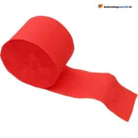Krepppapier Rolle, Band Rot