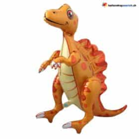 3D Dinosaurier Dino 11 Orange-Gelb Folie Luftballons Cartoon Ballon Kinder Spielzeug Dekoration