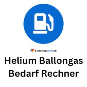 Helium Ballongas Bedarf Rechner