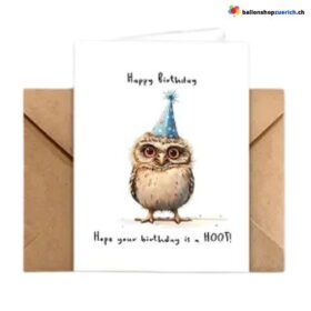 Biglietto di auguri di buon compleanno "Spero che il tuo compleanno sia uno SPETTACOLO!" con busta