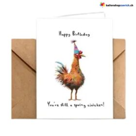 Biglietto di auguri di buon compleanno "Sei ancora un ragazzino!" con busta