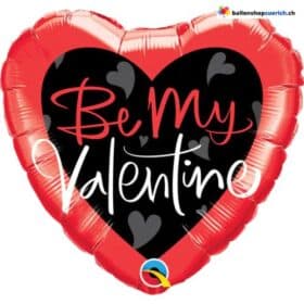 Be my Valentine Happy Valentins Day Herz Folien Ballon Liebe Party Folien Luftballon Valentinstag
