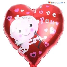 I LOVE YOU Pfeil Herz Valentinstag Love Liebe Folie Luftballon Heliumballon Hochzeit Geburtstag Party