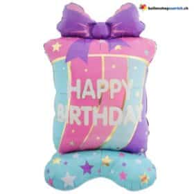 Riesiger Luftballon Stand Happy Birthday Day Rot-Pink Herzen Love Valentinstag Dekoration Folienballon